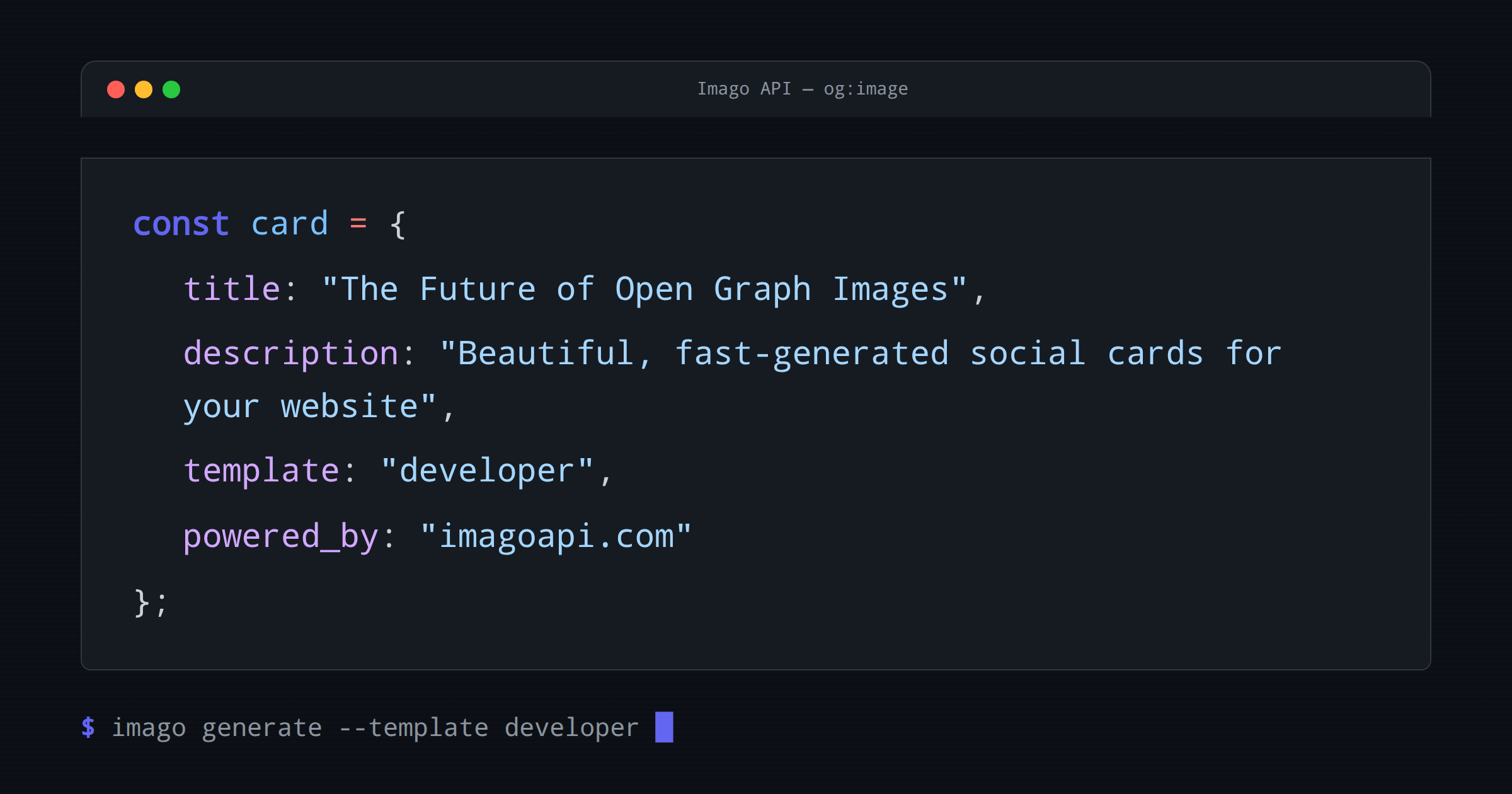 developer template preview